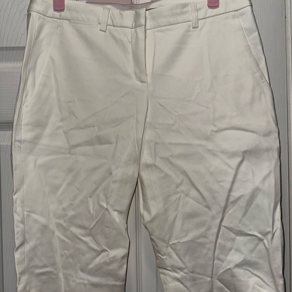 Theory Cream Straight Leg Women's Pants